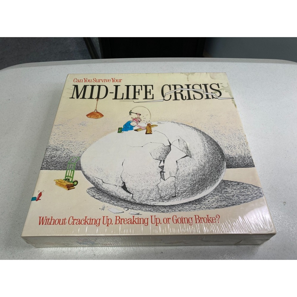 Vintage 1982 Mid Life Crisis Adult Board Game BRAND NEW SEALED By Game Works